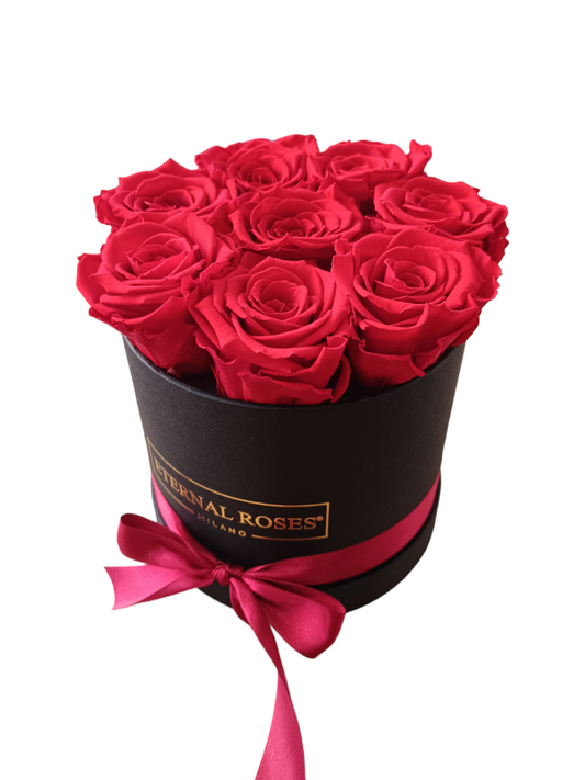 Black Box M – Stabilisierte rote Rosen